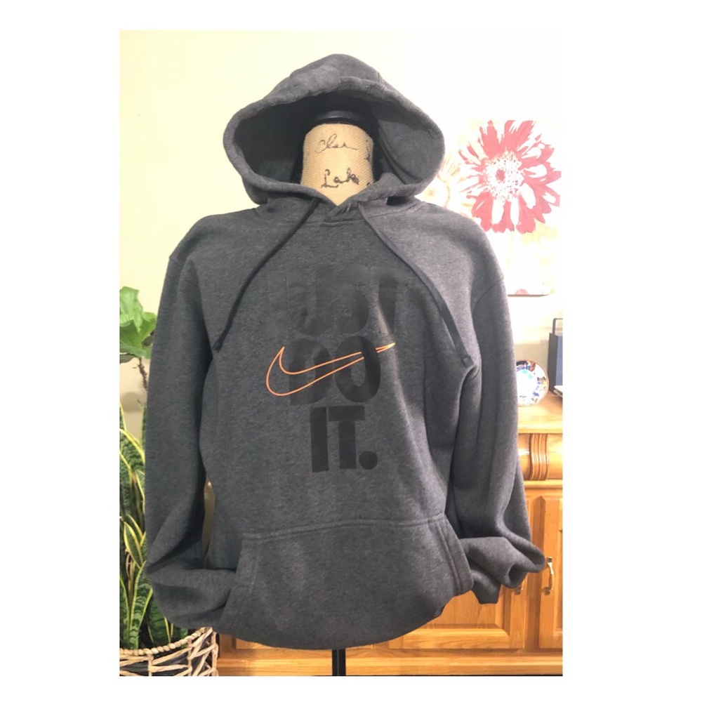 Nike Sweatshirt Hoodie Men’s XL Just Do It Graphic
